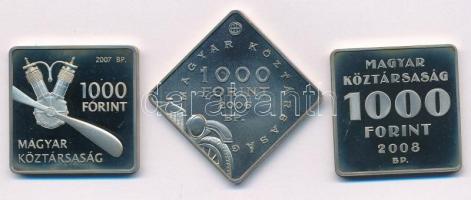 2006. 1000Ft Cu-Ni "Ford T-Modell" + 2007. 1000Ft Cu-Ni "Adorján János - Libelle&quot...