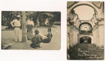 Guatemala - 10 db régi képeslap / Guatemala - 10 pre-1945 postcards