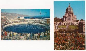 52 db MODERN amerikai és kanadai képeslap / 52 modern American (USA) and Canadian postcards