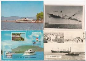 17 db MODERN hajós képeslap / 17 modern ship postcards