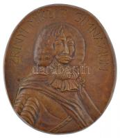 Martsa István (1912-1978) DN "Zrínyi Miklós Gimnázium" egyoldalas, öntött Br plakett (~100x120mm) T:2