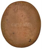 Martsa István (1912-1978) DN "Zrínyi Miklós Gimnázium" egyoldalas, öntött Br plakett (~100...