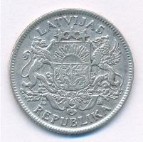 Lettország 1924. 1L Ag T:2 
Latvia 1924. 1 Lats Ag C:XF 
Krause KM#7