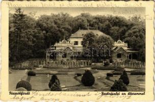 1942 Püspökfürdő, Szentlászlófürdő, Baile Episcopesti, Baile 1 Mai; Park, étterem / park, restaurant (EB)