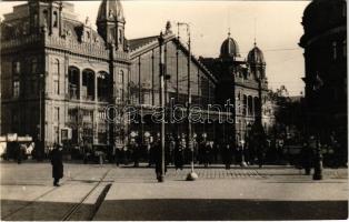 ~1930 Budapest VI. Nyugati pályaudvar, vasútállomás. photo