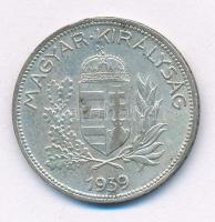 1939. 1P Ag (2x) T:2 patina Adamo P6