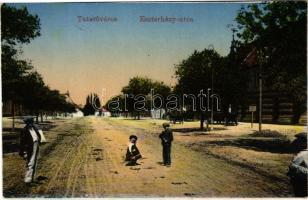 1916 Tata, Tata-Tóváros; Esterházy utca (vágott / cut)