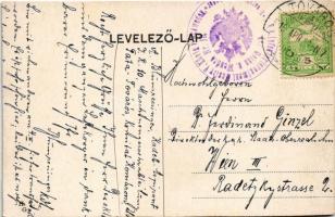 1916 Tata, Tata-Tóváros; Esterházy utca (vágott / cut)