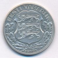 Észtország 1930. 2K Ag "Toompea" T:2
Estonia 1930. 2 Krooni Ag "Toompea" C:XF
...