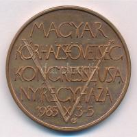 Tóth Sándor (1933-2019) 1985. "Dr. Aczél György 1923-1984 / Magyar Kórházszövetség Kongresszusa...