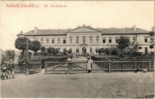 1908 Székelyudvarhely, Odorheiu Secuiesc; Állami főreáliskola / school