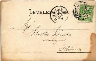 1908 Magyaróvár, Mosonmagyaróvár; mozaiklap. Buda János kiadása (fl)