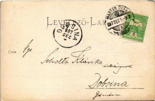 1907 Magyaróvár, Mosonmagyaróvár; M. kir. Gazdasági Akadémia. Buda János kiadása