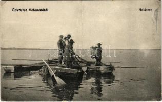 Velence, halászat (r)