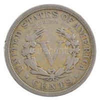 Amerikai Egyesült Államok 1906. 5c Cu-Ni "Liberty Nickel" T:3 USA 1906. 5 Cents Cu-Ni &quo...