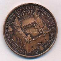 Buda István (1952-) 1987. "MÉE Budapest - Pálfy Tamás Palotai Várkapitány" bronz emlékérem...