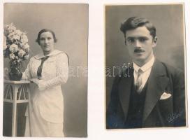 Hódmezővásárhely, Plohn J. fényképészeti műterméből - 6 db eredeti fotó