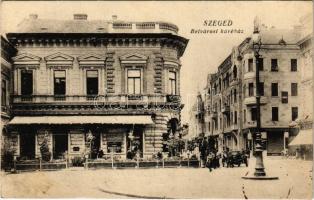 Szeged, Café Belvárosi kávéház, Schlesinger Mór, Traub üzlete (fl)