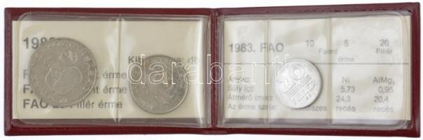 1983. 20f Al + 5Ft Ni + 10Ft Ni "FAO" sor, eredeti tokban tanúsítvánnyal T:1 patina
Adamo...