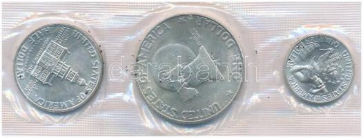 Amerikai Egyesült Államok 1976S 1/4$ Ag "Washington" + 1/2$ Ag "Kennedy" + 1$ Ag...