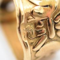 14K arany (Au) egyiptomi medál. Jelzett 1,2 g