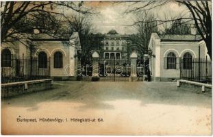 1915 Budapest II. Hűvösvölgy, Lipótmezei Első Királyi Tébolyda, elmegyógyintézet. Hidegkúti út 64. (fl)