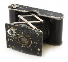 Vest pocket Kodak harmonikás fényképezőgép, kopottas állapotban