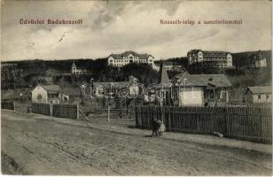 1912 Budakeszi, Kossuth telep és szanatórium, villák (fl)