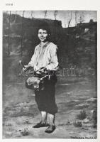 Munkácsy Mihály: Emlékeim. Végvári Lajos bevezetőjével. Bp., 1950, Hungária Könyvkiadó. Fekete-fehér...