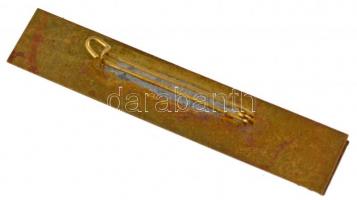 1961. "Tolmács" részben zománcozott Br jelvény a Budapesti Nemzetközi Bélyegkiállításra T:...