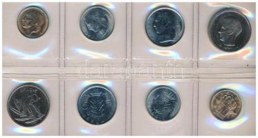 Belgium 1981. 50c - 20F (8xklf, 4x vallon + 4x flamand) "Monnaie Royale de Belgique - Koninklij...