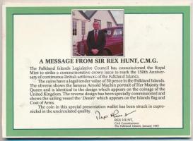 Falkland-szigetek 1983. 50p Cu-Ni "150. évforduló" díszlapon T:BU
Falkland Islands 1983. ...