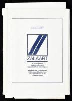 ZALAART. A Zalai Képző- és Iparművészek Egyesületének katalógusa. Zalaegerszeg, é.n., k.n. Fekete-fehér képekkel illusztrált. Sérült kiadói papírmappában.