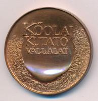 Lapis András (1942-) DN Kőolajkutató Vállalat kétoldalas bronz emlékérem (42,5mm) T:1-