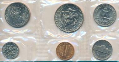 Amerikai Egyesült Államok 1979. 1c - 1$ (6xklf) forgalmi sor műanyag csomagolásban T:1 
USA 1979. 1...