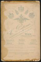 cca 1910 Ferenc József császár és király portréja, keményhátú fotó, kisebb felületi hibákkal, 16×10,...