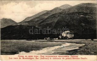 Bar, Antivari; le chateaux de prince Héréitier Danilo / castle of Danilo, Crown Prince of Montenegro