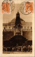 1927 Moscow, Lenins Mausoleum at Red Square