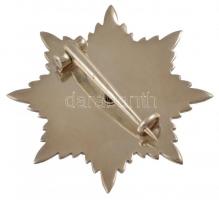 1992. "Bátorságért Érdemjel" zománcozott, tű belső oldalán jelzett Ag kitüntetés (26,81g/0...