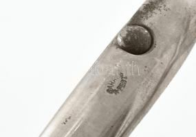 Régi bőrműves vagy cipész szerszám, fém, Garay S. (?) Bpest jelzéssel, kopásnyomokkal, kisebb rozsda...