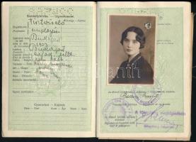 1931 Magyar Királyság által kiállított fényképes útlevél tisztviselő számára / Hungarian passport