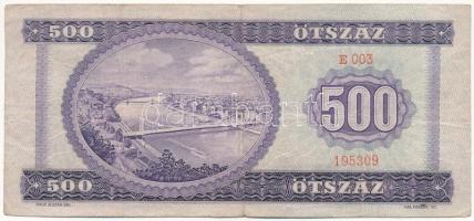 1969. 500Ft "E 003 195309" T:III Adamo F40