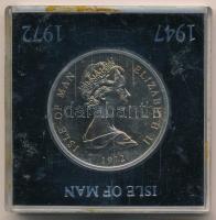 Man-sziget 1972. 25p Cu-Ni "Házassági évforduló" műanyag tokban T:1
Isle of Man 1972. 25 ...