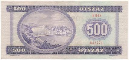 1980. 500Ft T:III szép papír Adamo F42