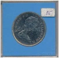 Nagy Britannia 1980. 25p Cu-Ni "Erzsébet anyakirályné 80. születésnapja" műanyag tokban T:...