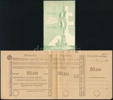 cca 1941 Vegyes, főként egyletekkel kapcsolatos nyomtatványok, 4 db (Budai Izraelita Nőegylet, Magya...