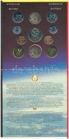 Belgium 1992. 50c - 50Fr (10xklf, 5x vallon, 5x flamand) forgalmi sor + "Dirk Frimout - Atlas I...