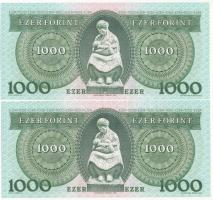 1996. 1000Ft (2x) sorszámkiövetők "E 83172859 - E 83172860" T:I-,II Adamo F48