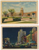 5 db RÉGI amerikai város képeslap / 5 pre-1945 American (USA) town-view postcards