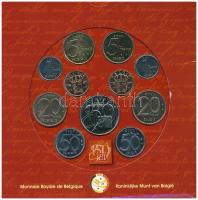 Belgium 2000. 50c - 50Fr (10xklf, 5x vallon, 5x flamand) forgalmi sor + "A belga Nemzeti Bank a...